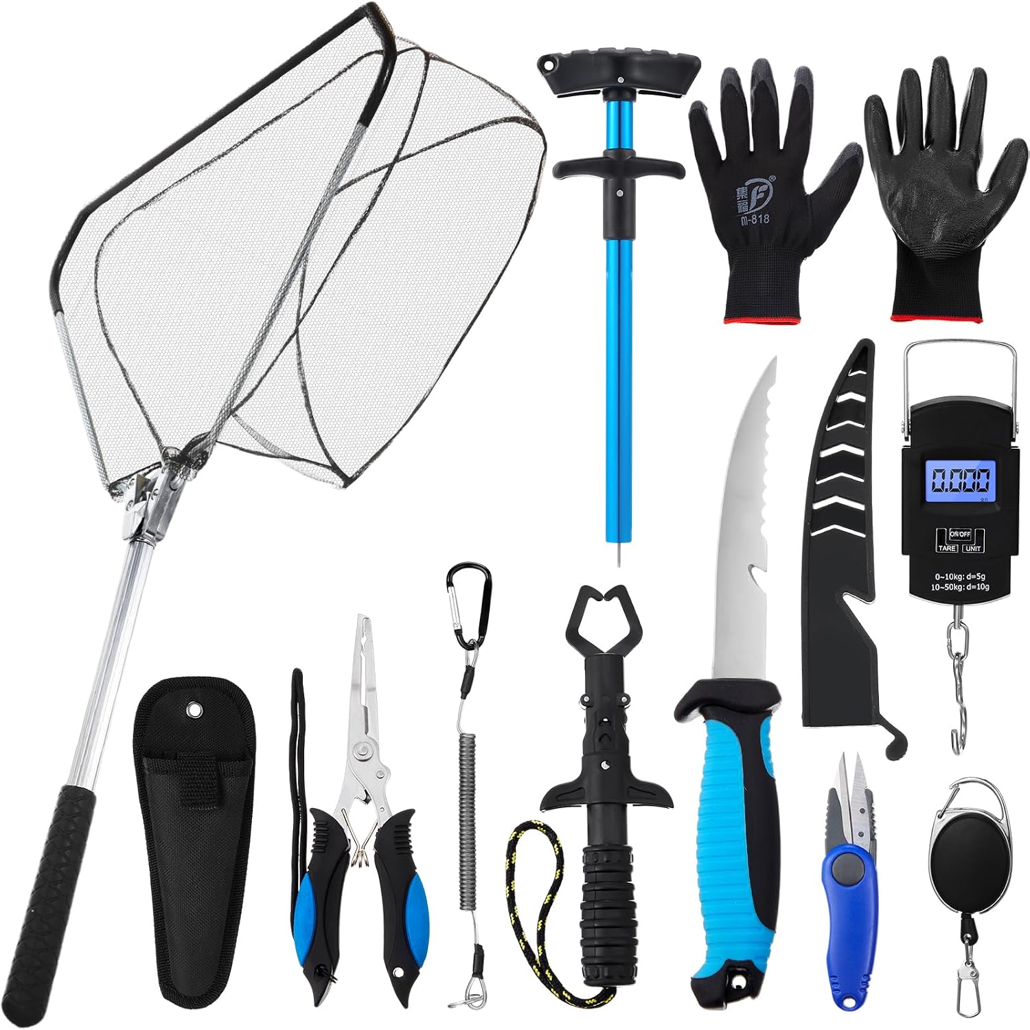 Fishing Gloves - 10 Parça Çok Fonksiyonlu Balıkçılık Alet