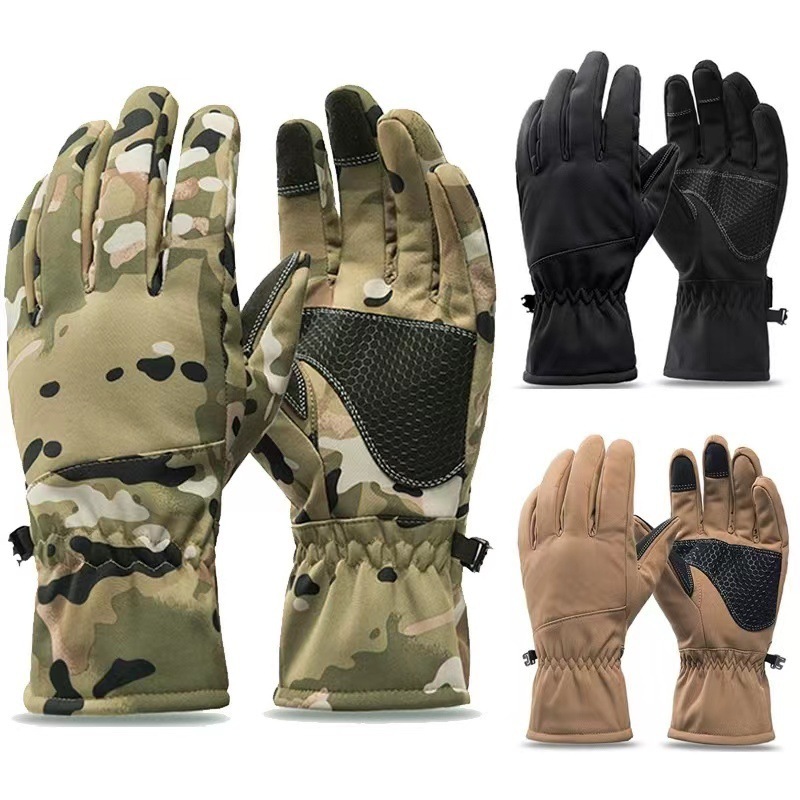 Fishing Gloves - Tactics Outdoors Kamuflaj Av Sıcak Tutma