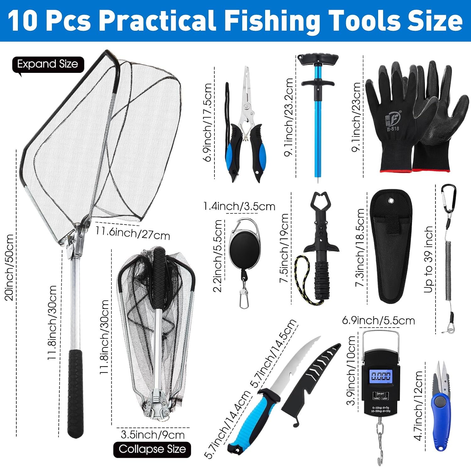 10 Parça Çok Fonksiyonlu Balık - Fishing Gloves incelemesi ve fiyatı